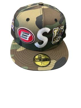 Supreme Mascot S Logo New Era Camo 59FIFTY Fitted Cap 7 1/8 SS26 New Hat
Grail.